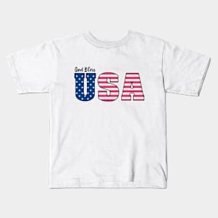 God Bless USA Kids T-Shirt